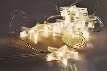 Solight LED vánoční řetěz, hvězdy, 1,5m, 10 LED, 2 x AA, žluté světlo - 1V52-WW_2 (1)