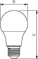 LED žárovka Philips E27 7,5W/60W 4000K 230V A60  P169050_2 (1)
