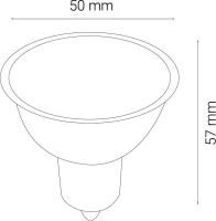 LED žárovka AV, GU10 6W teplá bílá   AV046425 (1)