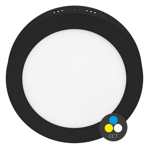 Svítidlo LADA 2 LED-CSL-CCT/25/CR černésvít,LED č.přisaz.D300 25W CCT 2260lm černé_1