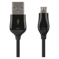 Kabel USB2.0 A konektor - micro B konektor (vidlice - vidlice), 1m  SM7004B_3 (2)