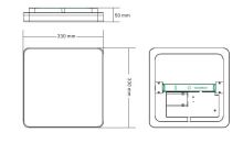 Svítidlo LED stropní ELPO 18W 1400lm 3CCT-3000K/4000K/6000K ELW-057 (1)