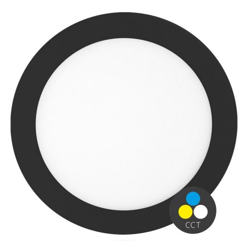Svítidlo LADA LED-WSL-CCT/25W/CR černésvít,LED č.vestav.D300 25W CCT 2260lm černé_1