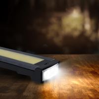 Solight pracovní nabíjecí LED lampa,  500lm + 70lm, COB, Li-Ion, USB, černooranžová -  (3) (3)