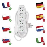 Prodlužovací přívod 4z. 7m, 3 x 1mm2, bílý
_3 (2)
