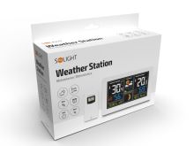 Solight meteostanice, extra velký barevný LCD, teplota, vlhkost, tlak, RCC, USB nabíje (7) (7)