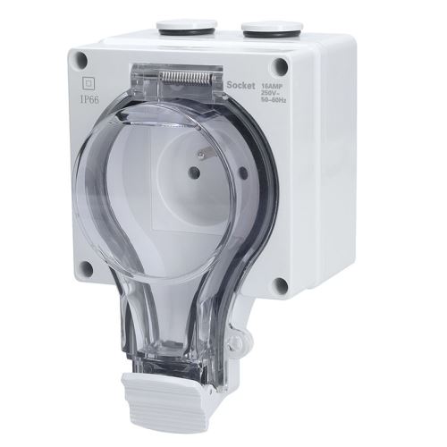 Solight zásuvka IP66, vodotěsná a prachotěsná  - 5B350_1