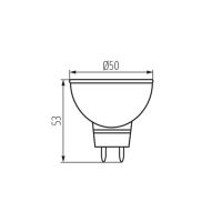 LED žárovka Kanlux TOMI LED7W MR16-CW 5300K Gx5,3  22707 (2)