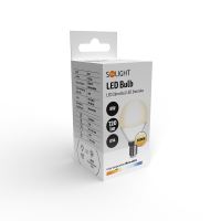 Solight LED žárovka, miniglobe, 8W, E14, 3000K, 720lm, bílé provedení - WZ425-1_2 (1)