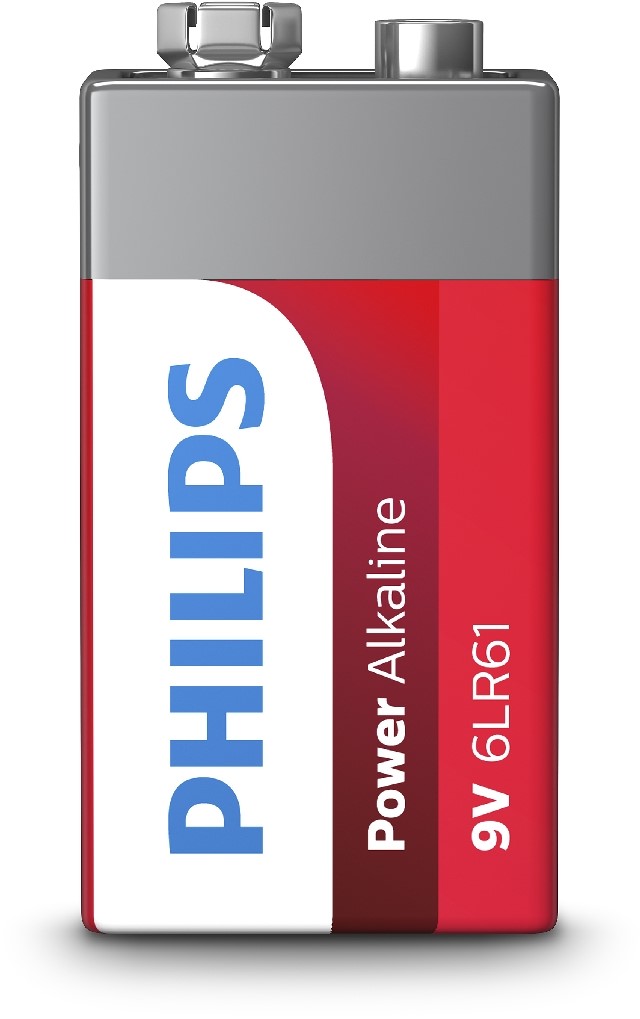 Baterie Philips 6LR61P1B/10 Power Alkaline 9V 1-blister_2 (1)
