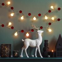 Solight LED vánoční řetízek červená-bílá, 20x LED, 1,5m, 2xAA - 1V292_2 (1)