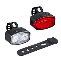 Solight set nabíjecích cyklo svítilen, 160lm přední, zadní červená, Li-Ion, USB - WN47_6 (5)