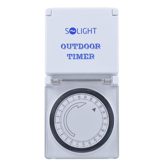 Solight časový spínač, venkovní, 24 h., 1 režim - DT31