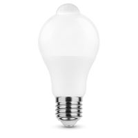 Modee LED žárovka E27 A60 + PIR senzor 4000K 8,8W/60W 806lm MSL-G4000K8,8WE27-PIR (1)