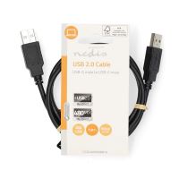 Kabel USB 2.0 A konektor - USB-A konektor, 1m, CCGL60000BK10 (2)