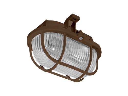 Žárovkové svítidlo Panlux OVAL SOP-60/H hnědé IP44