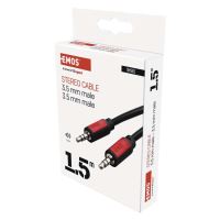 JACK kabel 3,5mm stereo, vidlice - 3,5mm vidlice 1,5m   SM5001_5 (4)