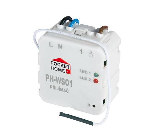 ELEKTROBOCK Přijímač pod vypínač PH-WS01SPEC.bezdr.přij.pod vyp.PH-WS01 _1