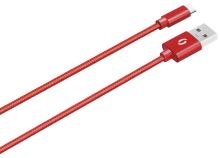Datový kabel ALIGATOR PREMIUM 2A, USB-C, 1m, červený_4 (3)