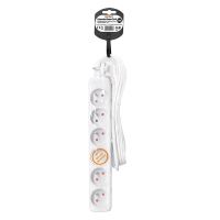 Solight prodlužovací přívod, 6 zásuvek, bílý, 5m - PP63_4 (3)