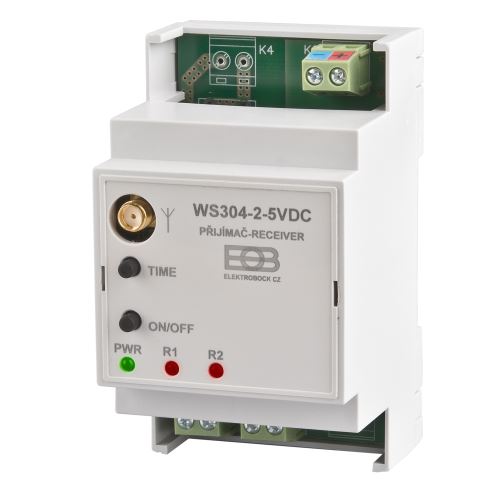ELEKTROBOCK Dvou-kanálový přijímač WS304-2 5VDCSPEC.bezdr.přijímač 2 kanálový WS304-2-5V