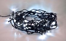 Solight LED venkovní vánoční řetěz, 200 LED, 10m, přívod 5m, 8 funkcí, IP44, studená b (5) (5)