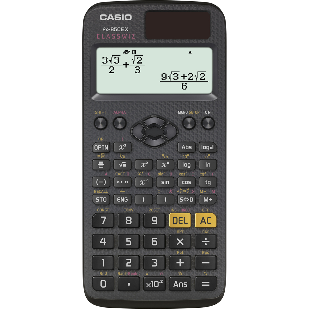 Kalkulačka CASIO FX 85 CE X, vědecká (školní)