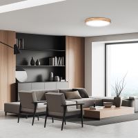 Solight LED osvětlení s dálkovým ovladačem Solid Oak, 48W, 3360lm, 39cm, změna chromat (2) (2)