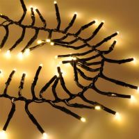 Solight LED venkovní vánoční řetěz s dálkový ovládáním - Cluster, 576 LED, 8 funkcí, č (1) (1)