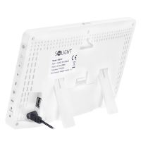 Solight meteostanice, extra velký barevný LCD, teplota, vlhkost, tlak, RCC, USB nabíje (5) (5)