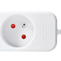 Solight prodlužovací přívod, 6 zásuvek, bílý, 2m - PP61_2 (1)