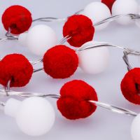 Solight LED vánoční řetízek červená-bílá, 20x LED, 1,5m, 2xAA - 1V292_5 (4)