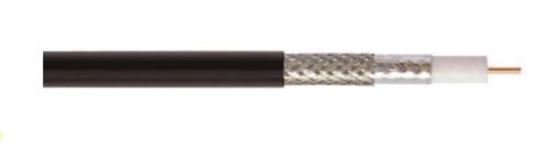 Kabel koaxiální DIGI90CUO černý 250m