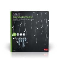 LED venkovní vánoční řetěz - závěs - rampouchy 360 LED, 7 funkcí, časovač, IP44, stude (9) (9)
