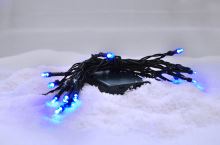 Solight LED vánoční řetěz, 3m, 20xLED, 3x AA, modré světlo, zelený kabel - 1V50-B_2 (1)