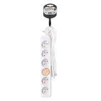 Solight prodlužovací přívod, 6 zásuvek, bílý, 2m - PP61_4 (3)