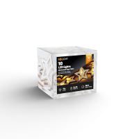 Solight LED vánoční řetěz hvězdy, 10x LED, dřevo, 1,5m, 2x AA - 1V271_10 (9)