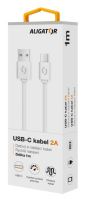 Datový kabel ALIGATOR 2A USB-C 1m, bílý_4 (3)