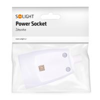Solight zásuvka přímá, IP20, bílá - P72_6 (5)