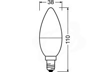 LED žárovka Osram E14 6,8W/60W 4000K 230V B39 FR (2)