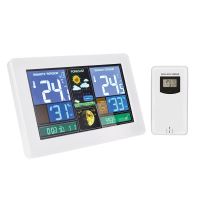 Solight meteostanice, extra velký barevný LCD, teplota, vlhkost, tlak, RCC, USB nabíje (4) (4)
