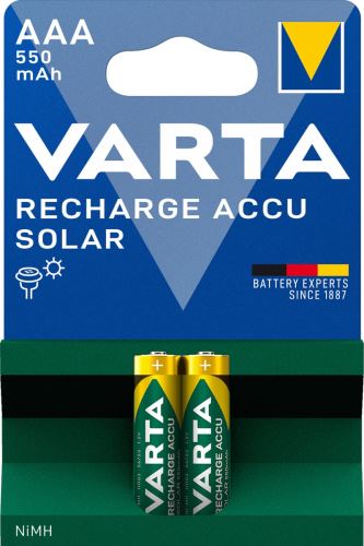 Baterie Varta SOLAR ACCU 550 mA, R03/AAA  BV56733VARTA  akuR03 0,55Ah B2 SOLAR_1